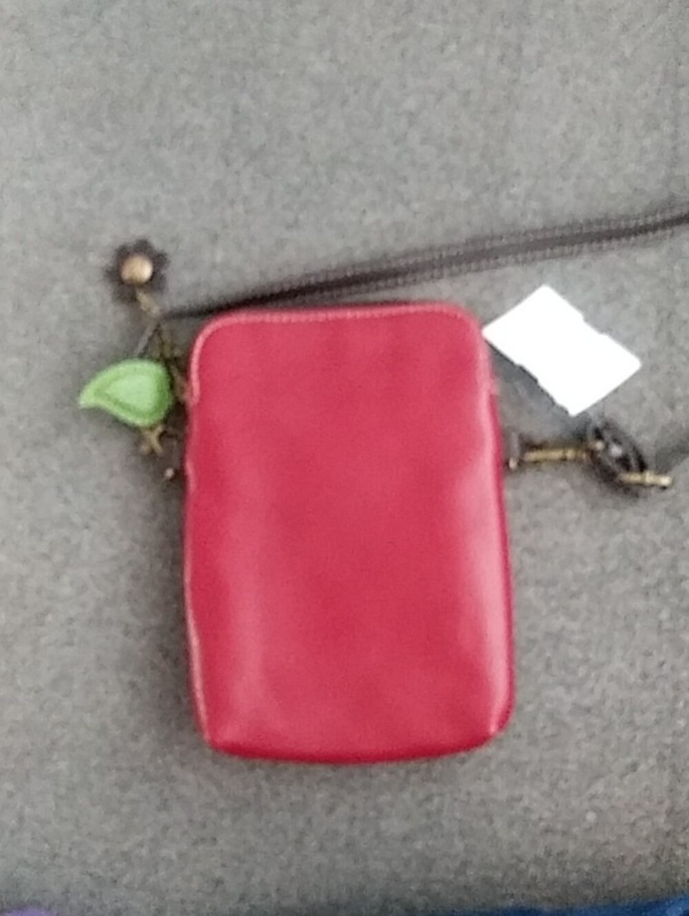 Chala Mini with Bee Applique and Green Leaf Charm - Picture 3 of 6